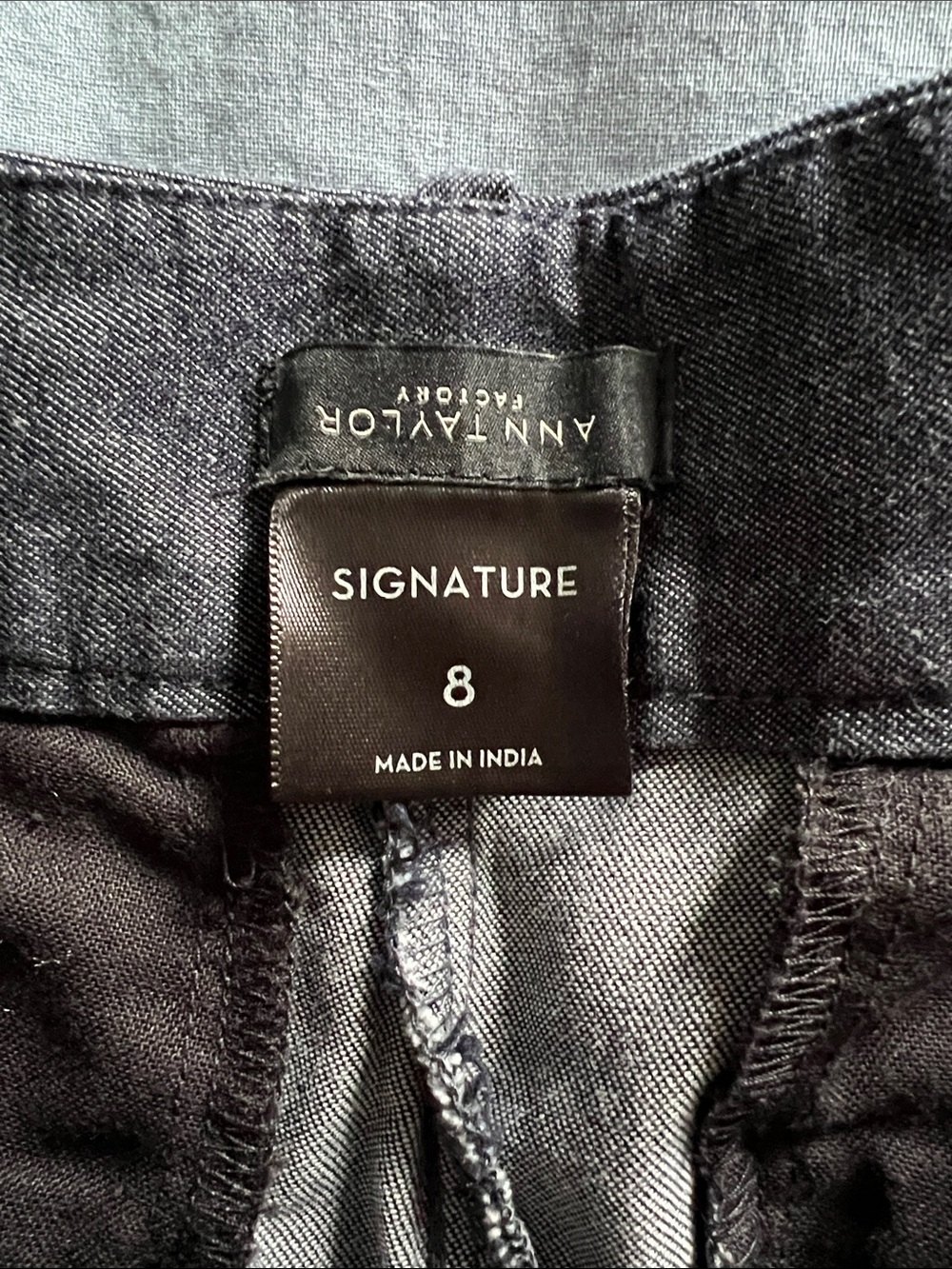 Ann Taylor Factory Blue Shorts - Picture 3 of 6